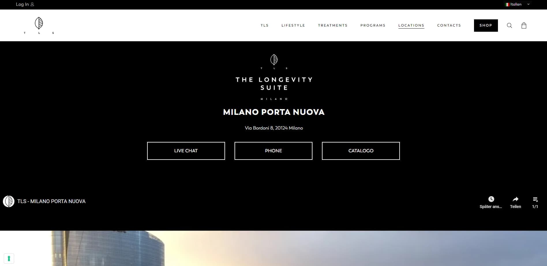 The Longevity Suite | Milano Porta Nuova