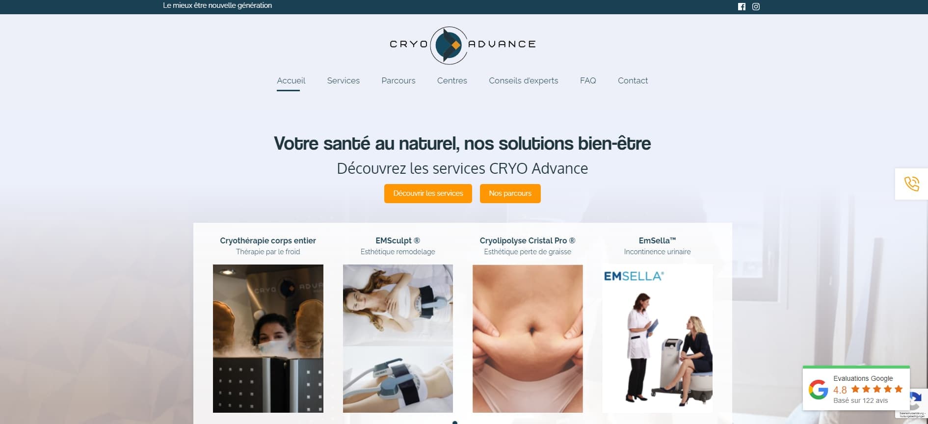 CRYO Advance Lyon 6 Le Parc