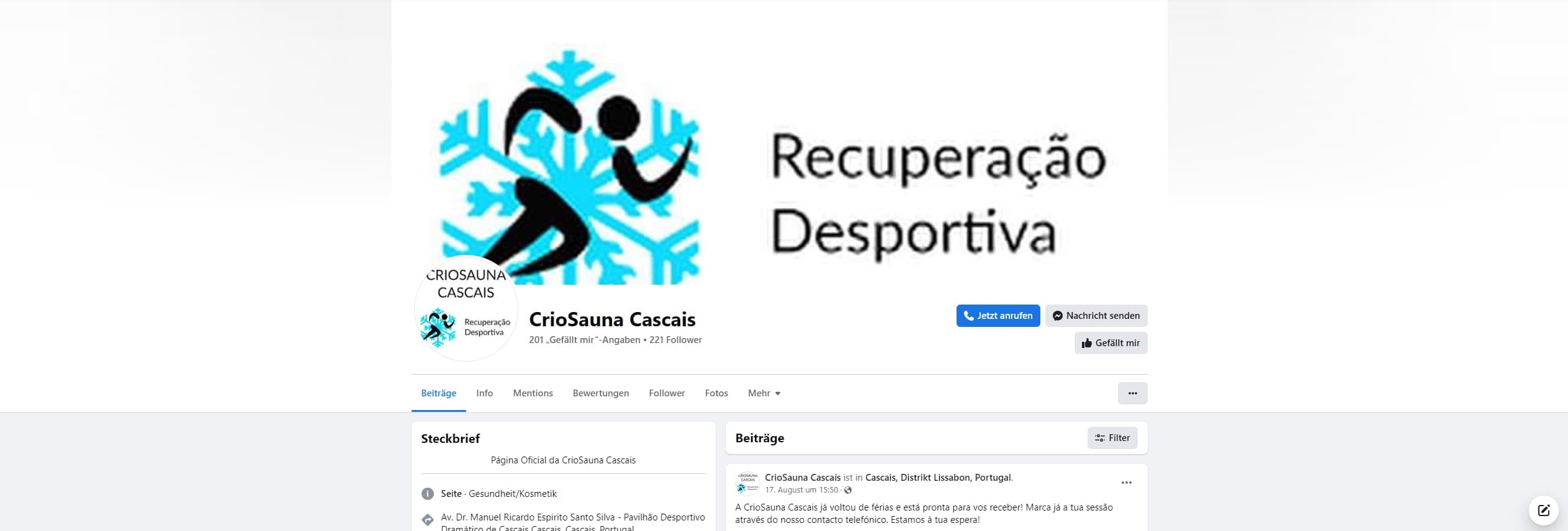 CrioSauna Cascais