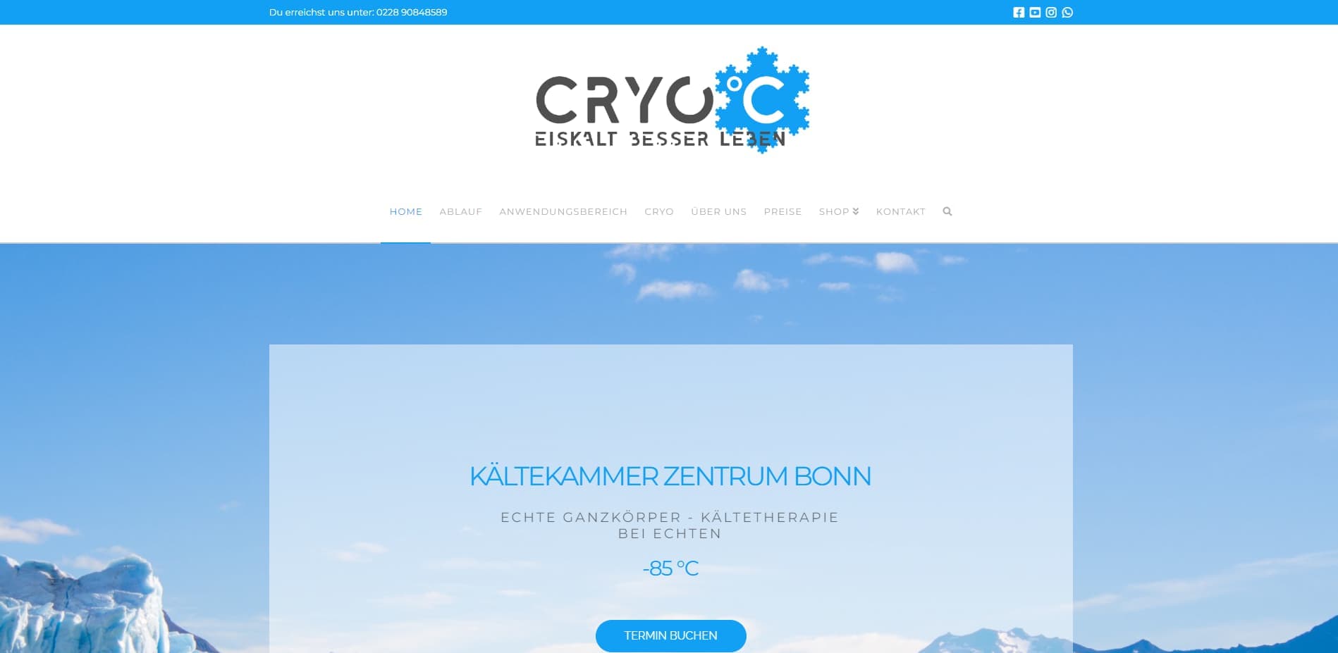 Kältekammer-Zentrum Cryo°C